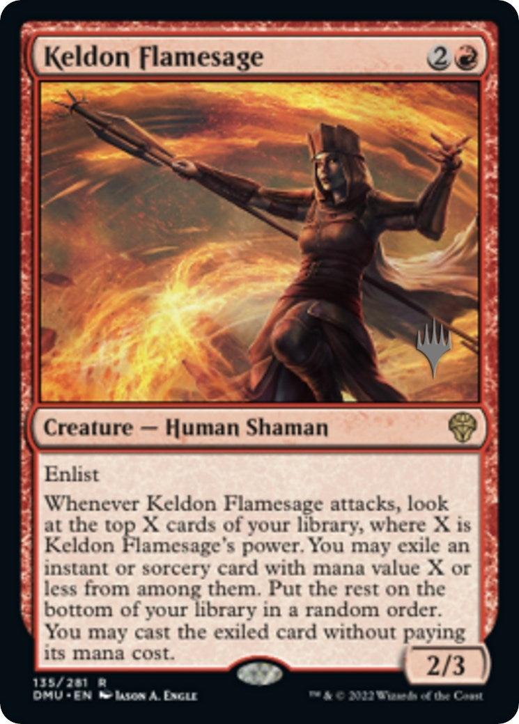 Image for Keldon Flamesage (135) - Magic: The Gathering