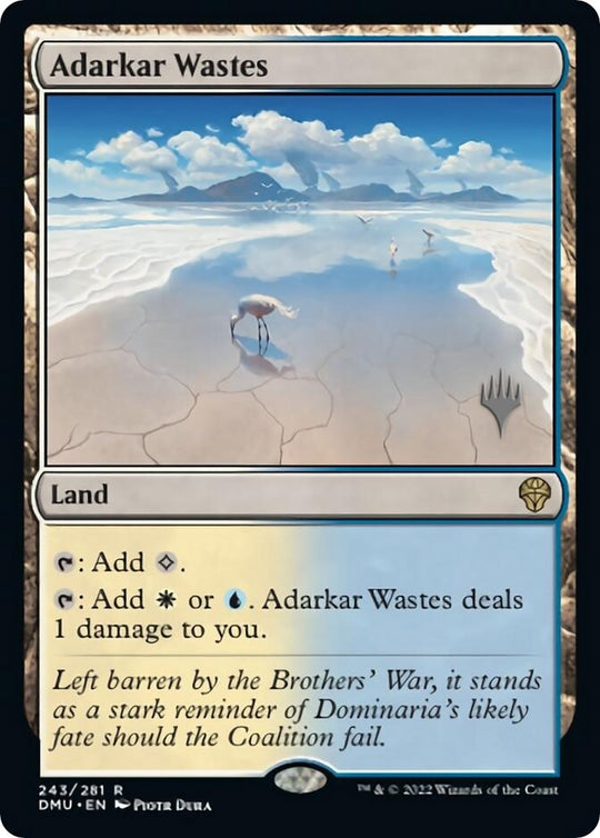 Image for Adarkar Wastes (243) (PPDMU) - Magic: The Gathering