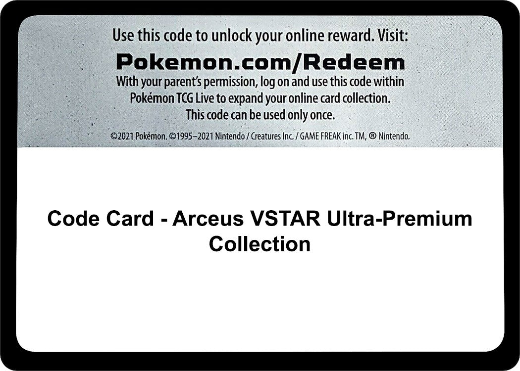 Image for Code Card - Arceus VSTAR Ultra-Premium Collection (MCAP) - Pokemon