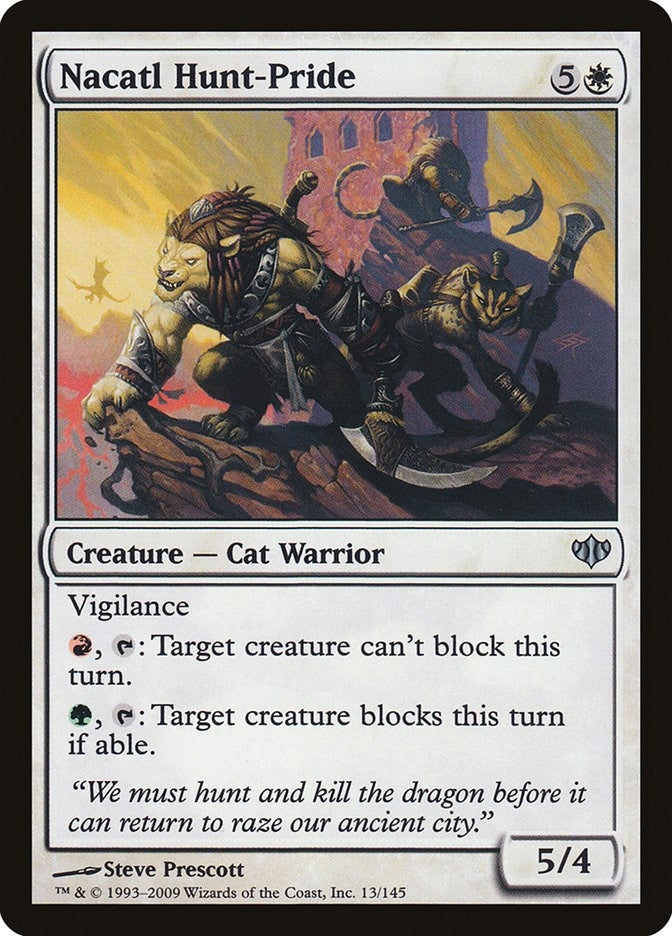Image for Nacatl Hunt-Pride (13) - Magic: The Gathering
