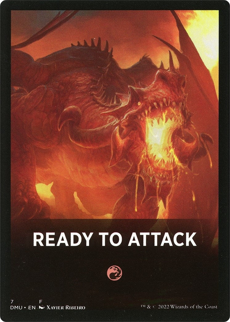 Image for Ready to Attack Theme Card (7) (DMU) - Magic: The Gathering