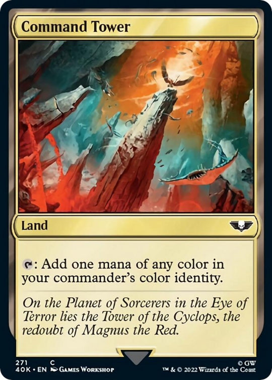 Image for Command Tower (271) (Surge Foil) (271) (40K) - Magic: The Gathering