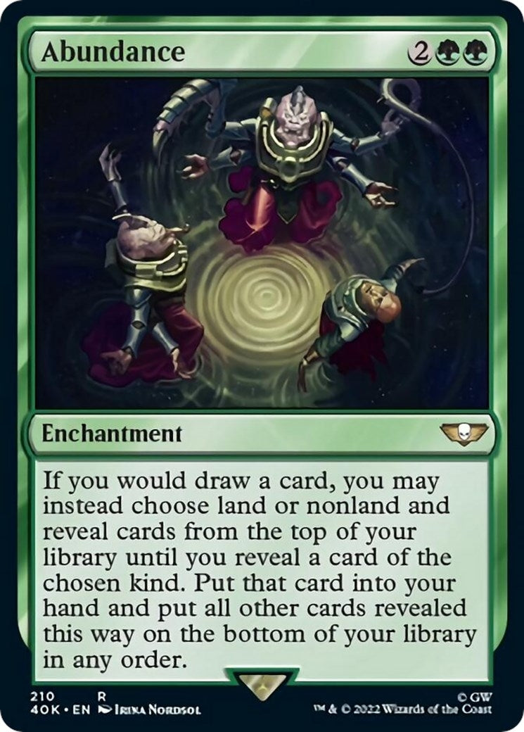 Image for Abundance (Surge Foil) (210) (40K) - Magic: The Gathering
