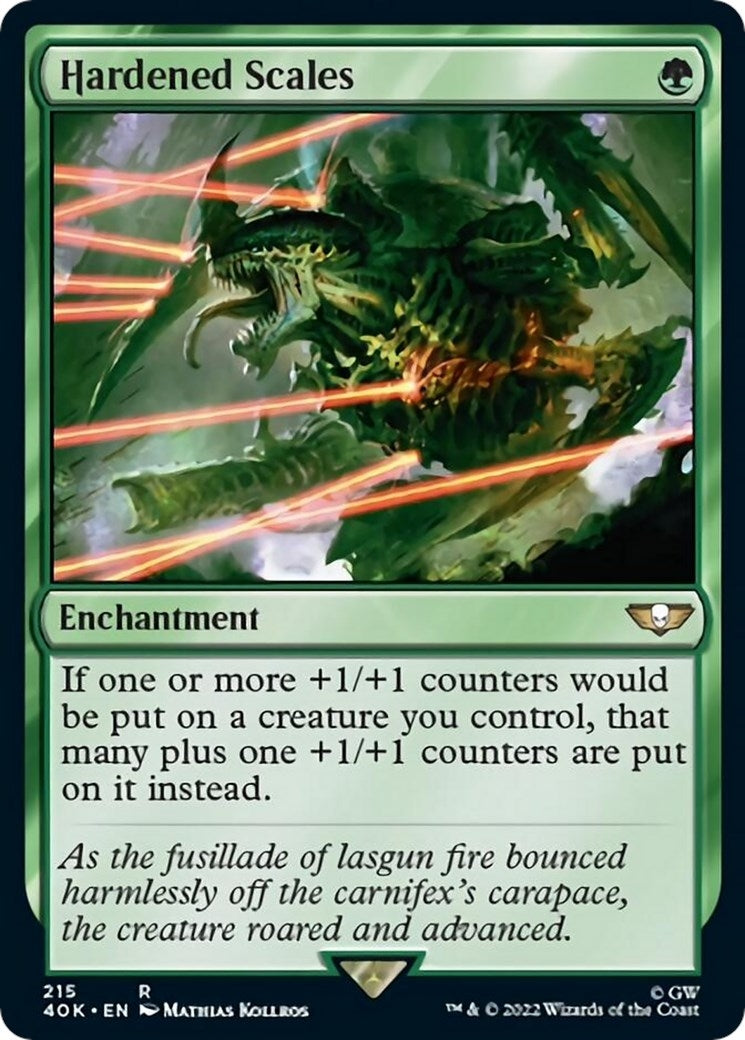 Image for Hardened Scales (Surge Foil) (215) - Magic: The Gathering