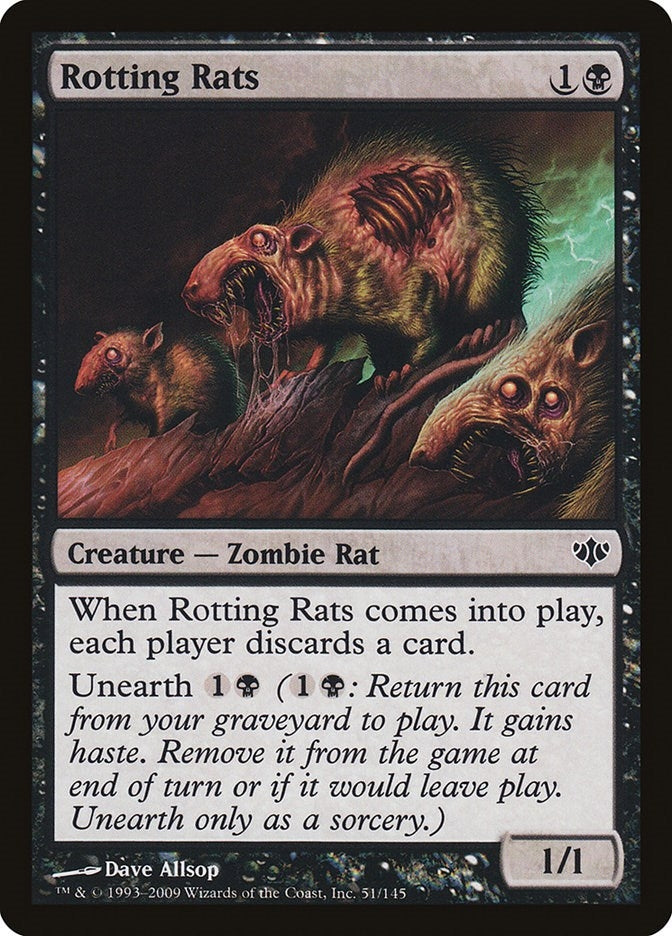 Image for Rotting Rats (51) - Magic: The Gathering