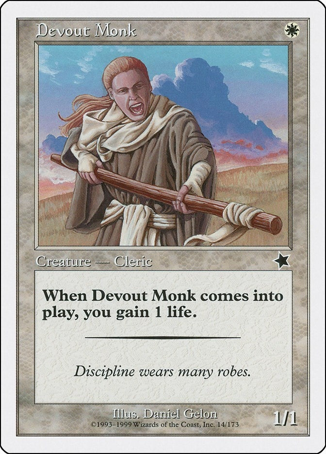 Image for Devout Monk (14) - Magic: The Gathering