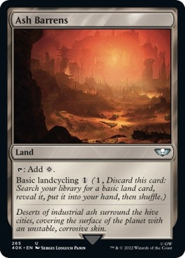 Image for Ash Barrens (Surge Foil) (265) - Magic: The Gathering