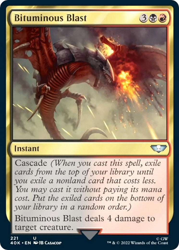 Image for Bituminous Blast (221) - Magic: The Gathering