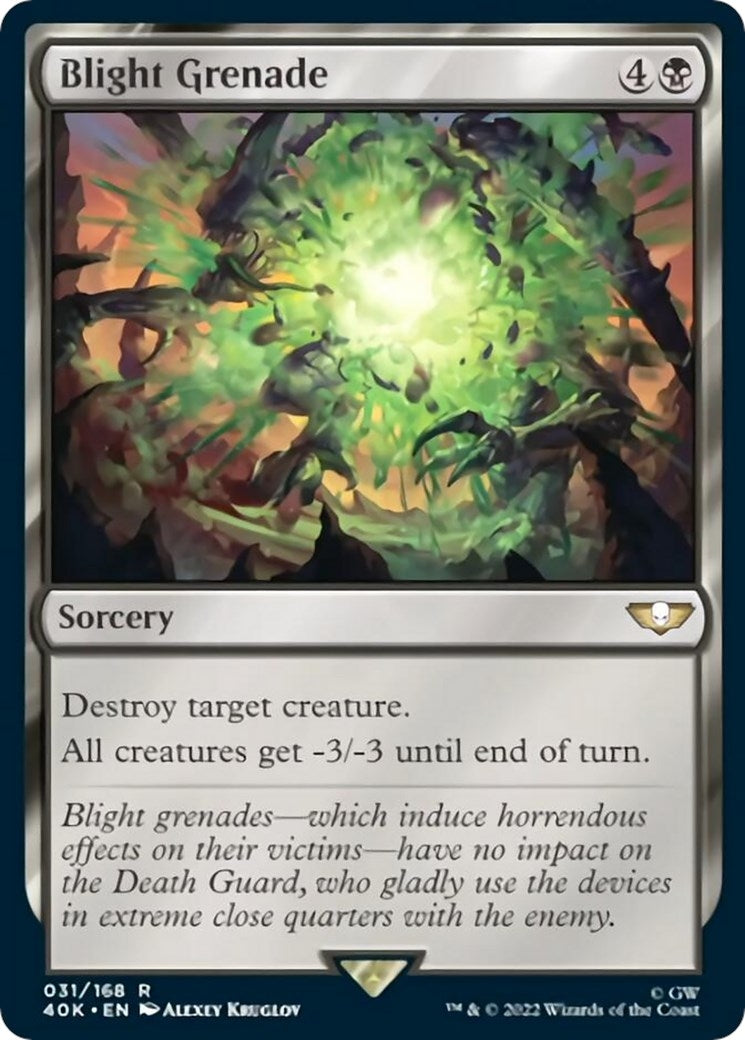 Image for Blight Grenade (Surge Foil) (31) - Magic: The Gathering