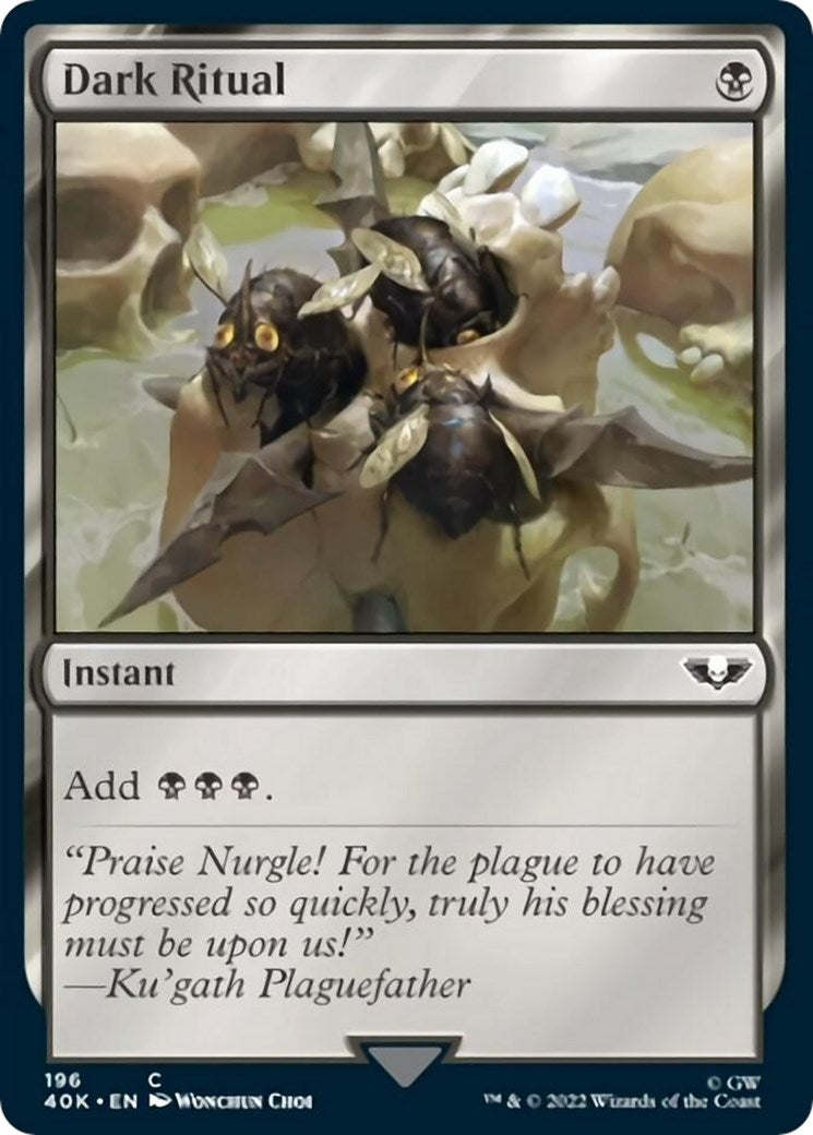 Image for Dark Ritual (Surge Foil) (196) (40K) - Magic: The Gathering