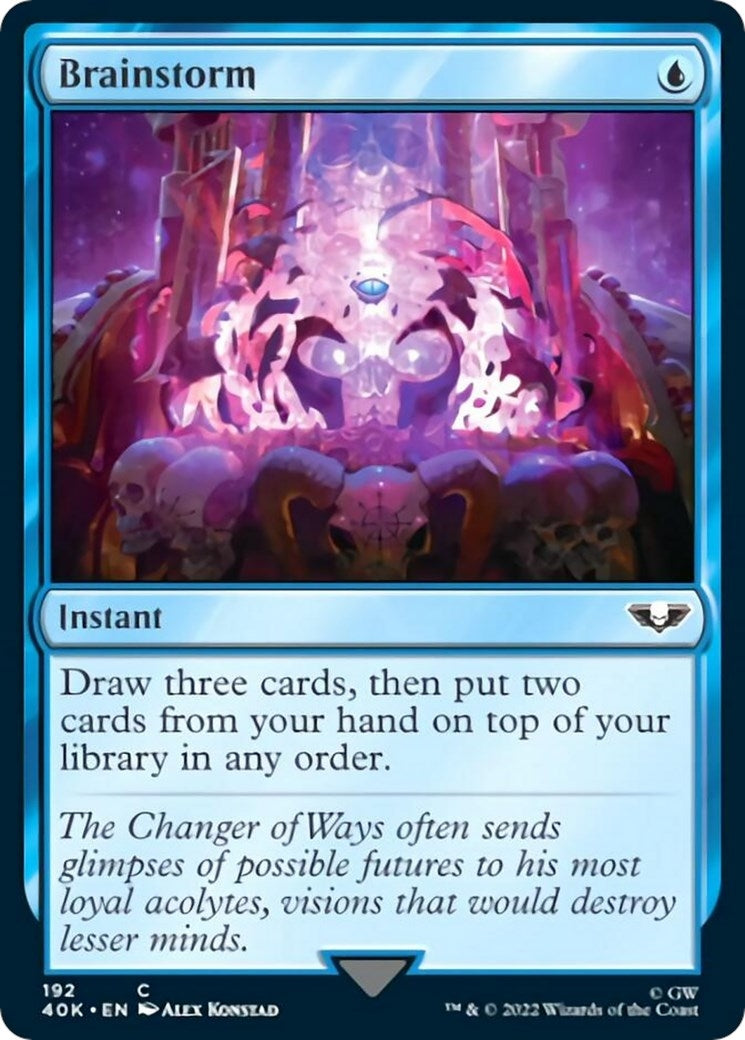 Image for Brainstorm (Surge Foil) (192) - Magic: The Gathering