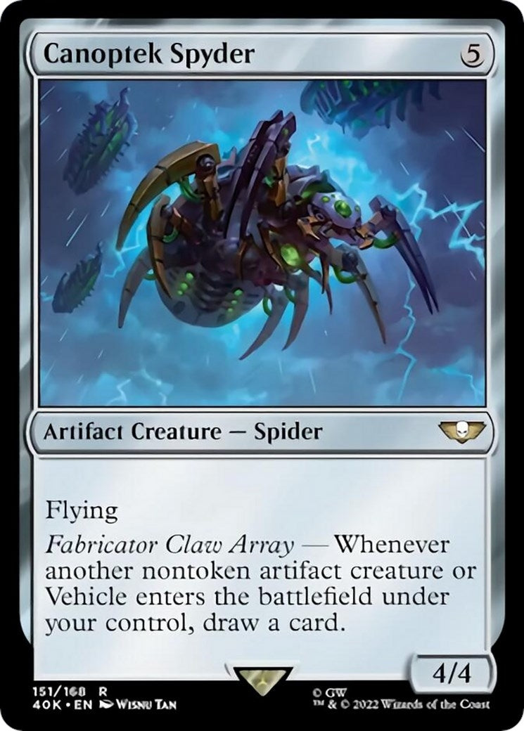 Image for Canoptek Spyder (Surge Foil) (151) - Magic: The Gathering