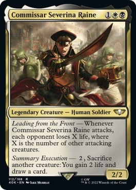 Image for Commissar Severina Raine (Surge Foil) (112) - Magic: The Gathering