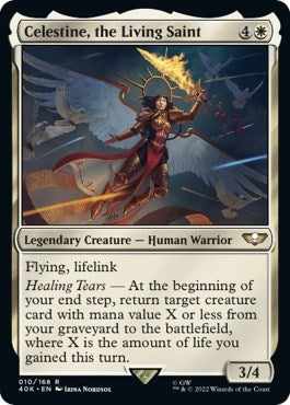Image for Celestine, the Living Saint (Surge Foil) (10) - Magic: The Gathering