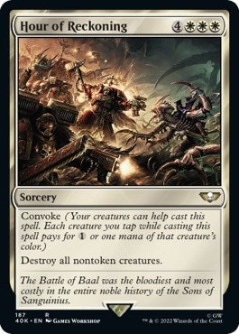 Image for Hour of Reckoning (187) - Magic: The Gathering