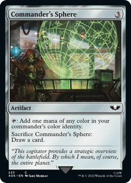 Image for Commander's Sphere (233) (Surge Foil) (233) (40K) - Magic: The Gathering
