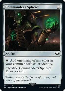 Image for Commander's Sphere (234) (Surge Foil) (234) (40K) - Magic: The Gathering