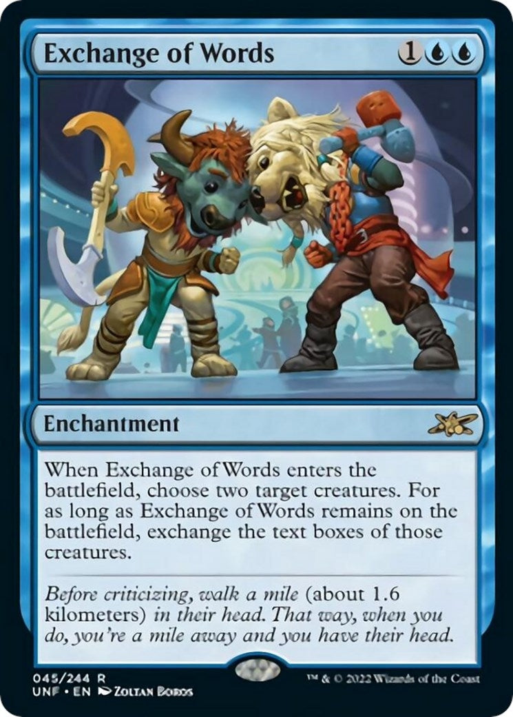 Image for Exchange of Words (45) - Magic: The Gathering