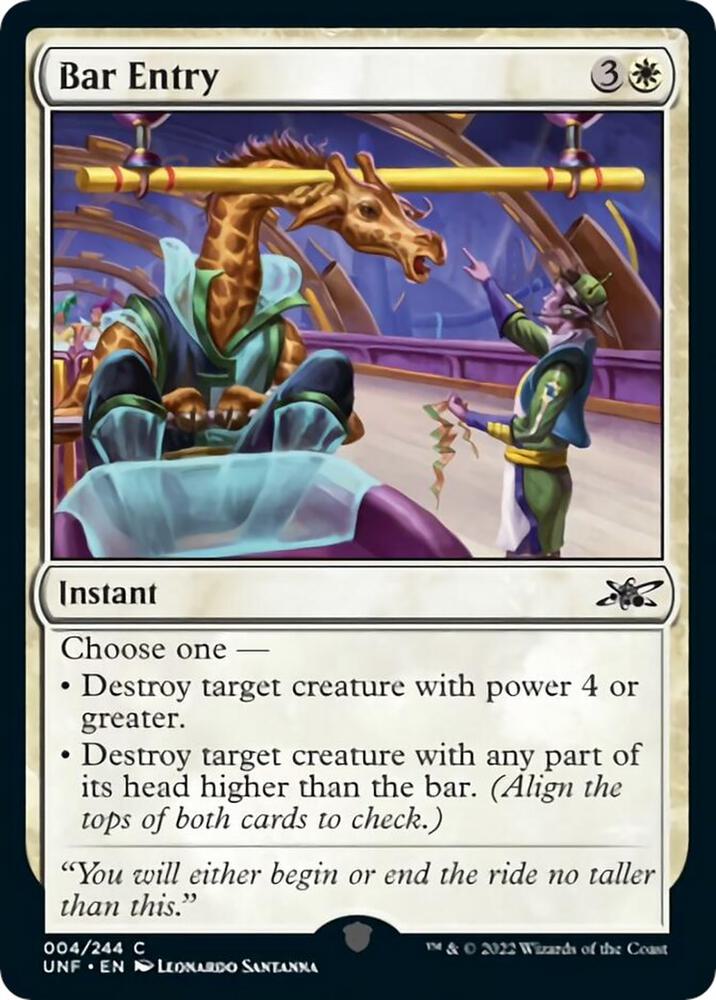 Image for Bar Entry (4) - Magic: The Gathering