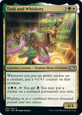 Image for Tusk and Whiskers (182) - Magic: The Gathering
