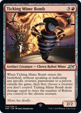 Image for Ticking Mime Bomb (124) - Magic: The Gathering