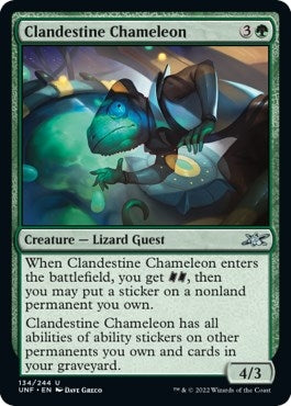 Image for Clandestine Chameleon (134) (UNF) - Magic: The Gathering