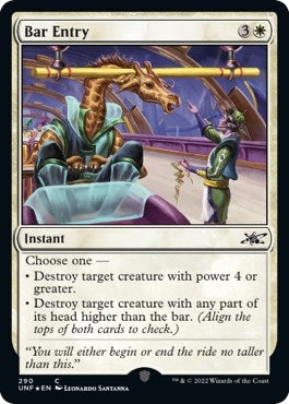 Image for Bar Entry (Galaxy Foil) (290) (UNF) - Magic: The Gathering