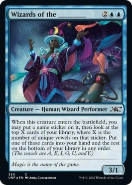 Image for Wizards of the _______ (Galaxy Foil) (350) - Magic: The Gathering