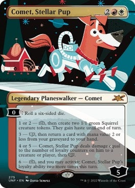 Image for Comet, Stellar Pup (Borderless) (275) (UNF) - Magic: The Gathering