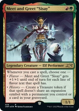 Image for Meet and Greet "Sisay" (Galaxy Foil) (458) (UNF) - Magic: The Gathering