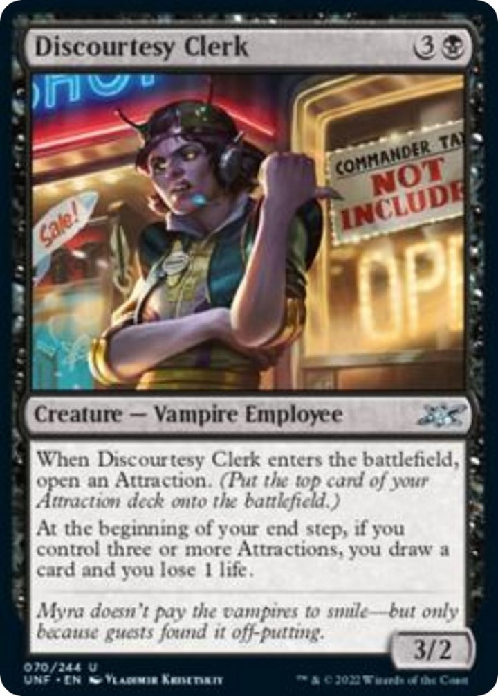 Image for Discourtesy Clerk (70) - Magic: The Gathering