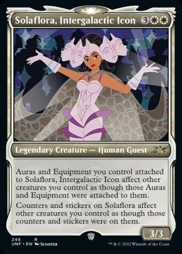 Image for Solaflora, Intergalactic Icon (Showcase) (246) - Magic: The Gathering