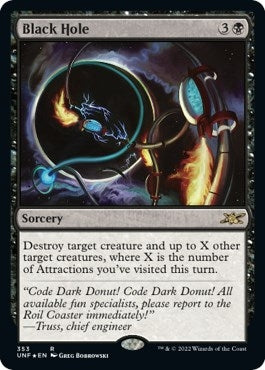 Image for Black Hole (Galaxy Foil) (353) (UNF) - Magic: The Gathering