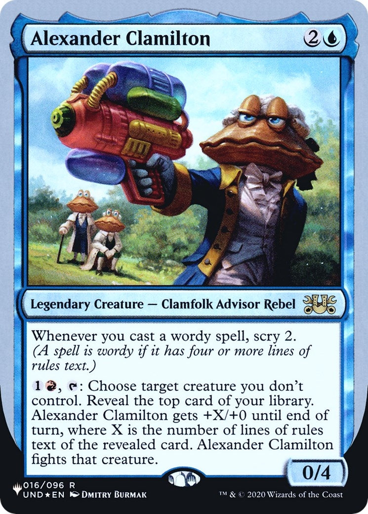 Image for Alexander Clamilton (016/096) (LIST) - Magic: The Gathering