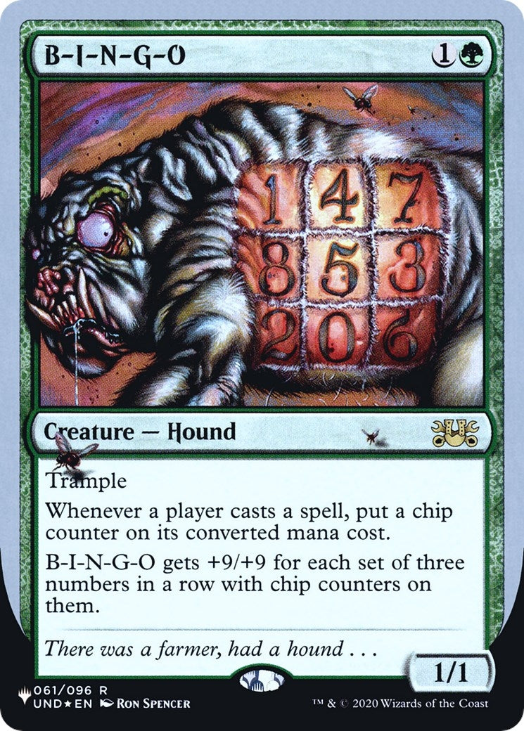 Image for B-I-N-G-O (061/096) (LIST) - Magic: The Gathering