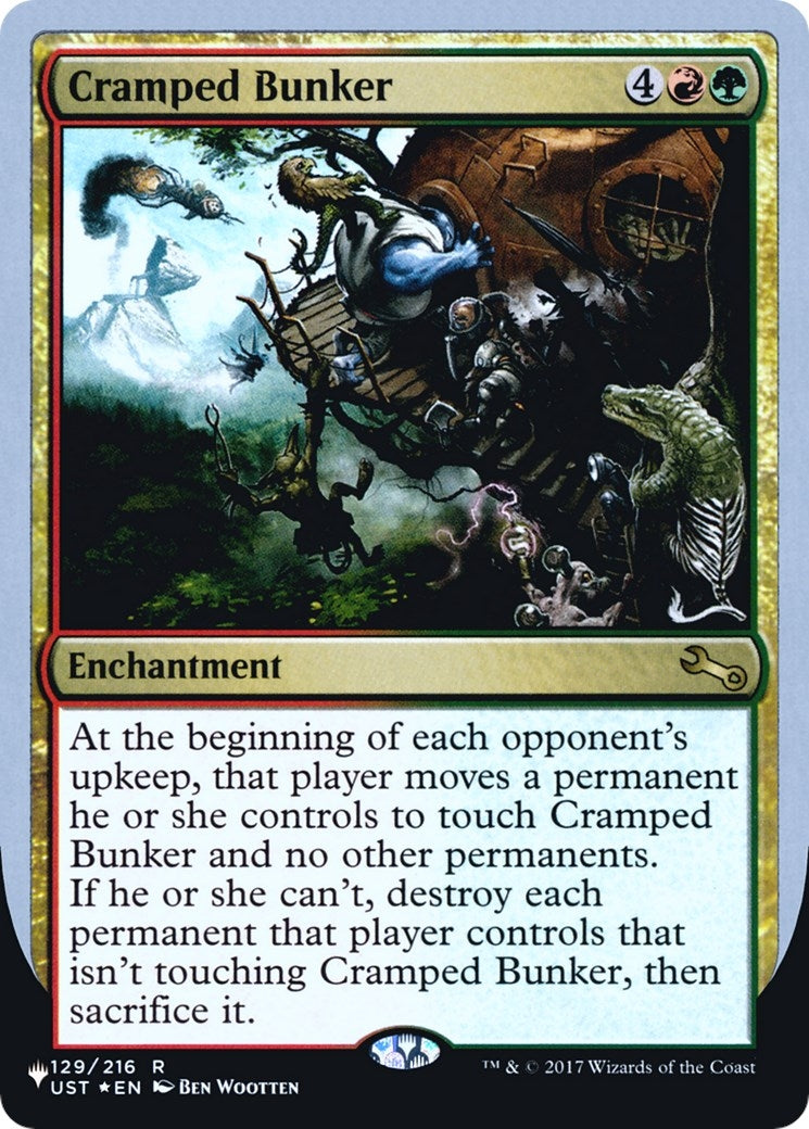 Image for Cramped Bunker (129/216) (LIST) - Magic: The Gathering