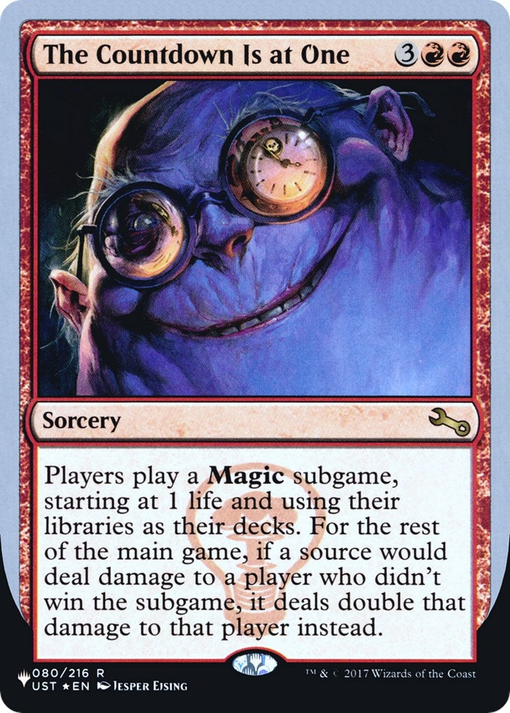 Image for The Countdown Is at One (080/216) (LIST) - Magic: The Gathering