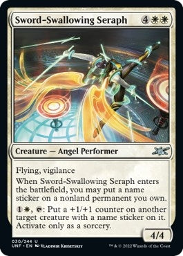 Image for Sword-Swallowing Seraph (30) (UNF) - Magic: The Gathering