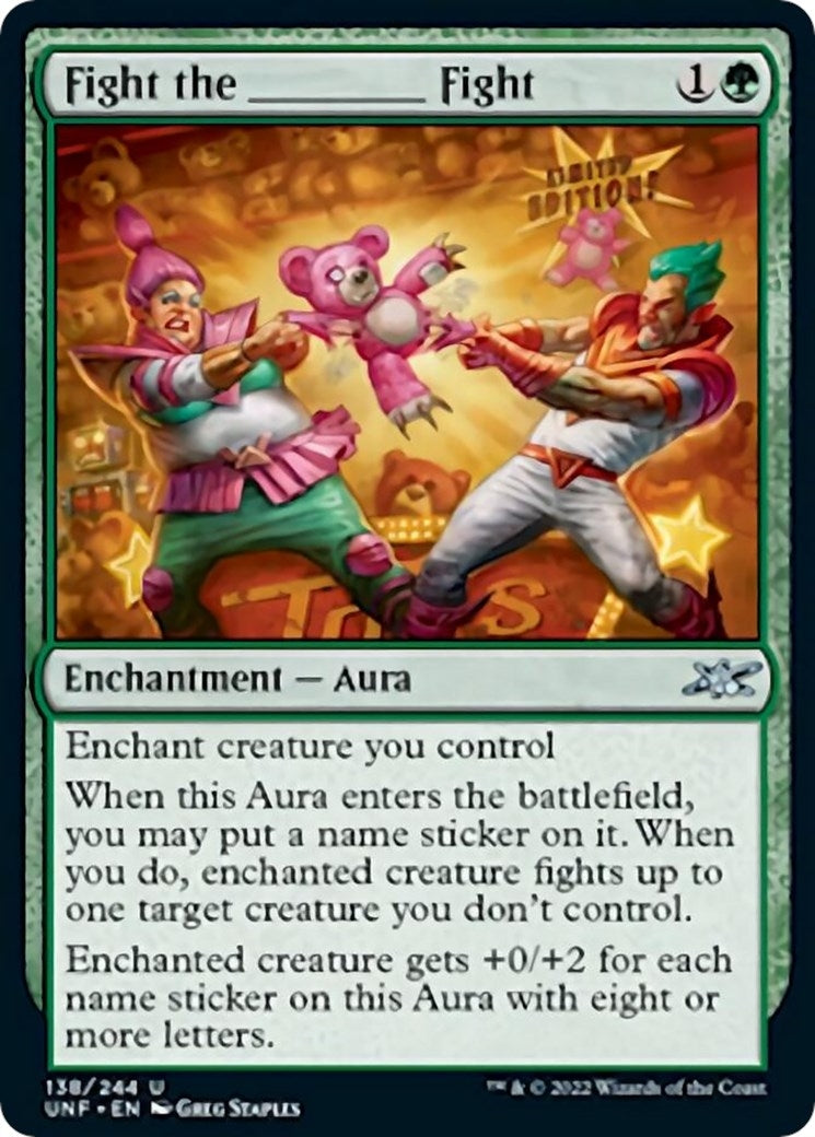 Image for Fight the _______ Fight (138) - Magic: The Gathering