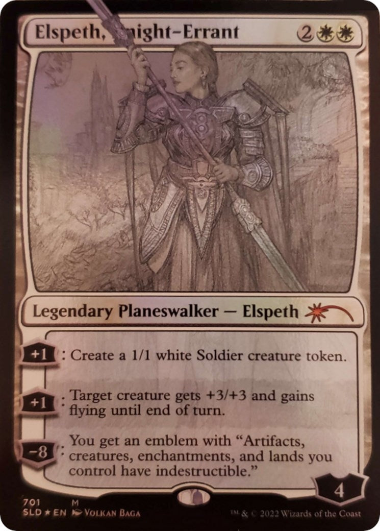 Image for Elspeth, Knight-Errant (Sketch Showcase) (701) - Magic: The Gathering
