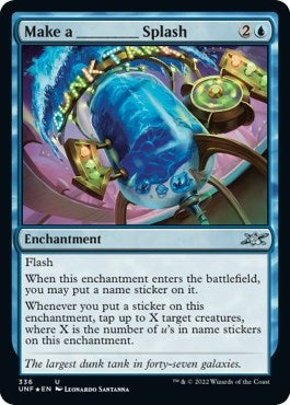 Image for Make a _____ Splash (Galaxy Foil) (336) - Magic: The Gathering