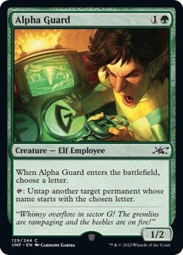 Image for Alpha Guard (129) (UNF) - Magic: The Gathering