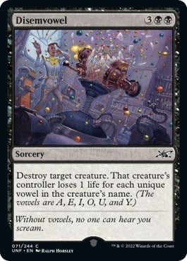 Image for Disemvowel (71) - Magic: The Gathering