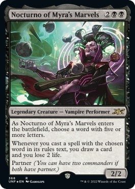 Image for Nocturno of Myra's Marvels (Galaxy Foil) (368) (UNF) - Magic: The Gathering