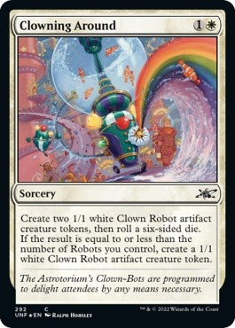 Image for Clowning Around (Galaxy Foil) (292) - Magic: The Gathering