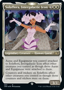 Image for Solaflora, Intergalactic Icon (Showcase) (Galaxy Foil) (497) - Magic: The Gathering