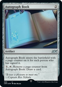 Image for Autograph Book (Galaxy Foil) (469) (UNF) - Magic: The Gathering