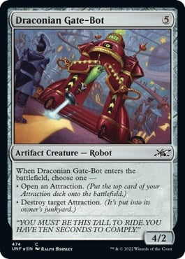 Image for Draconian Gate-Bot (Galaxy Foil) (474) (UNF) - Magic: The Gathering