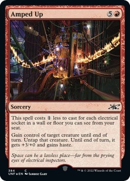 Image for Amped Up (Galaxy Foil) (384) (UNF) - Magic: The Gathering
