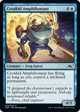 Image for Croakid Amphibonaut (43) - Magic: The Gathering